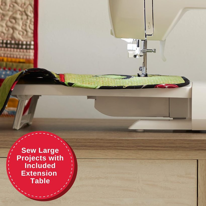 SINGER | 5560 Computerized Sewing Machine with Included Accessory Kit, Hard Cover & Extension Table, 203 Stitch Applications - Perfect for Beginners - Image 6