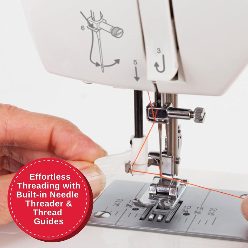 SINGER | 5560 Computerized Sewing Machine with Included Accessory Kit, Hard Cover & Extension Table, 203 Stitch Applications - Perfect for Beginners - Image 8